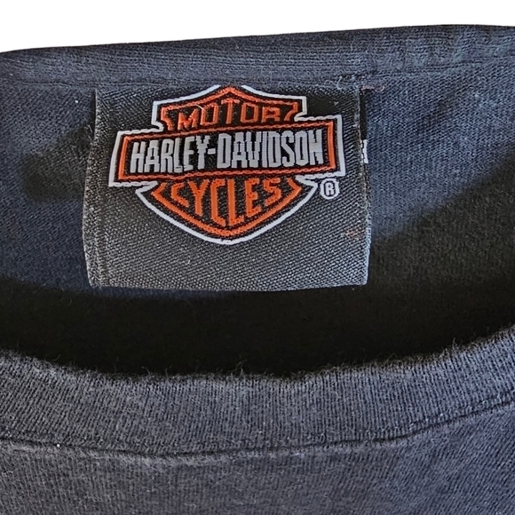 Harley-Davidson Muscle Tee Tank Top Large Black Beach Rally Myrtle Beach SC 2017 - Picture 6 of 12